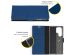 Accezz Étui de téléphone portefeuille Wallet Samsung Galaxy S23 Ultra - Bleu foncé