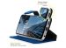 Accezz Étui de téléphone Wallet Galaxy A22 (5G) - Bleu foncé