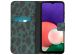 iMoshion Coque silicone design Galaxy A22 (5G) - Green Leopard