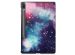 iMoshion Coque tablette Design Trifold Galaxy Tab S8 Plus / S7 Plus / S7 FE 5G - Space
