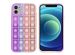 iMoshion Pop It Fidget Toy - Coque Pop It iPhone 12 (Pro)-Multicolor