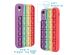 iMoshion Pop It Fidget Toy - Coque Pop It iPhone Xr - Rainbow