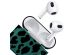 iMoshion ﻿Coque Hardcover Design AirPods 3 (2021) - Green Leopard