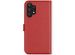 Selencia Étui de téléphone portefeuille en cuir véritable Samsung Galaxy A32 (5G) - Rouge