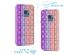 iMoshion ﻿Pop It Fidget Toy - Coque Pop It Galaxy S9 -Multicolor
