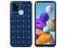 iMoshion ﻿Pop It Fidget Toy - Coque Pop It Galaxy A21s - Bleu foncé