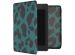 iMoshion ﻿Design Slim Hard Sleepcover Amazon Kindle Paperwhite 4 - Green Leopard