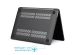 iMoshion Coque Laptop MacBook Pro 16 pouces (2019) - A2141 - Noir