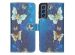 iMoshion Coque silicone design Galaxy S21 FE - Blue Butterfly