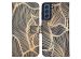 iMoshion Coque silicone design Galaxy S21 FE - Golden Leaves