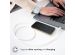 Accezz Chargeur Mural avec câble Lightning vers USB-C - Chargeur - certifié MFi - 20 Watt - 1 mètre - Blanc
