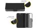 Accezz Étui de téléphone portefeuille Wallet Samsung Galaxy S22 Plus - Noir