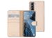 Accezz Étui de téléphone portefeuille Wallet Samsung Galaxy S22 Plus - Dorée