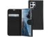 Accezz Étui de téléphone portefeuille Wallet Samsung Galaxy S22 Ultra - Noir