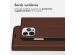 Accezz Étui de téléphone Slim Folio en cuir de qualité supérieure iPhone 12 (Pro) - Brun