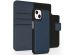 Accezz Étui de téléphone portefeuille en cuir de qualité supérieure 2 en 1 iPhone 13 Mini - Bleu foncé