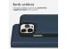 Accezz Étui de téléphone portefeuille en cuir de qualité supérieure 2 en 1 iPhone 13 Pro Max - Bleu foncé