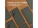 Accezz Étui de téléphone Slim Folio en cuir de qualité supérieure Samsung Galaxy S21 - Vert