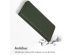 Accezz Étui de téléphone Slim Folio en cuir de qualité supérieure Samsung Galaxy S21 FE - Vert