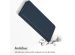 Accezz Étui de téléphone Slim Folio en cuir de qualité supérieure Samsung Galaxy S22 - Bleu foncé