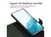 Accezz Étui de téléphone portefeuille en cuir de qualité supérieure 2 en 1 Samsung Galaxy S22 - Vert