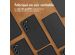 Accezz Étui de téléphone Slim Folio en cuir de qualité supérieure Samsung Galaxy S22 Plus - Noir