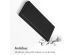 Accezz Étui de téléphone Slim Folio en cuir de qualité supérieure Samsung Galaxy S22 Ultra - Noir