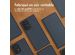 Accezz Étui de téléphone Slim Folio en cuir de qualité supérieure Samsung Galaxy A33 - Bleu foncé