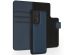 Accezz Étui de téléphone portefeuille en cuir de qualité supérieure 2 en 1 Samsung Galaxy A33 - Bleu foncé