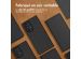 Accezz Étui de téléphone Slim Folio en cuir de qualité supérieure Samsung Galaxy A53 - Noir