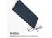 Accezz Étui de téléphone Slim Folio en cuir de qualité supérieure Samsung Galaxy A53 - Bleu foncé