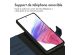 Accezz Étui de téléphone portefeuille en cuir de qualité supérieure 2 en 1 Samsung Galaxy A53 - Bleu foncé