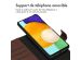Accezz Étui de téléphone portefeuille en cuir de qualité supérieure 2 en 1 Samsung Galaxy A52(s) (5G/4G) - Brun