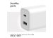 Accezz Chargeur Mural Power Plus - 33W - Blanc