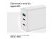 Accezz Chargeur mural ultra rapide Power Pro GaN - 65W - Blanc