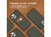 Accezz ﻿Coque en cuir de qualité supérieure avec fentes pour cartes iPhone 12 (Pro) - Vert
