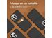 Accezz ﻿Coque en cuir de qualité supérieure avec fentes pour cartes iPhone 13 Pro Max - Noir