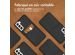 Accezz ﻿Coque en cuir de qualité supérieure avec fentes pour cartes Samsung Galaxy S21 - Noir