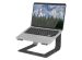 iMoshion ﻿Socle pour ordinateur portable en aluminium - Socle pour ordinateur portable - Bureau - Universel - Gris foncé