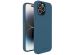 Accezz Leather Backcover avec MagSafe iPhone 14 Pro Max - Bleu foncé
