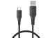 iMoshion Braided USB-C vers câble USB - 1 mètre  - Noir