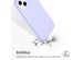 Accezz Coque Liquid Silicone iPhone 14 Plus - Violet