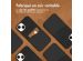 Accezz ﻿Coque en cuir de qualité supérieure avec fentes pour cartes iPhone 14 Plus - Noir