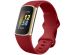 iMoshion Bracelet silicone Fitbit Charge 5 / Charge 6 - Taille L - Rouge