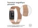iMoshion Bracelet magnétique milanais Fitbit Charge 2 - Taille M - Rose Dorée