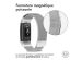 iMoshion Bracelet magnétique milanais Fitbit Charge 2 - Taille M - Argent