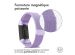iMoshion Bracelet magnétique milanais Fitbit Charge 3 / 4 - Taille M - Violet