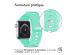 iMoshion Bracelet en silicone Apple Watch Series 1-9 / SE - 38/40/41mm - Turquoise
