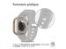iMoshion Bracelet en silicone Apple Watch Series 1-9 / SE / Ultra (2) - 42/44/45/49 mm - Gris clair