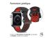 iMoshion ﻿Boucle de bracelet de sport en silicone Apple Watch Series 1-9 / SE - 38/40/41mm - Noir / Rouge